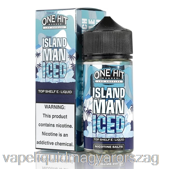 Island Man Iced - One Hit Wonder E-liquid - 100ml 0mg Vape Folyadék